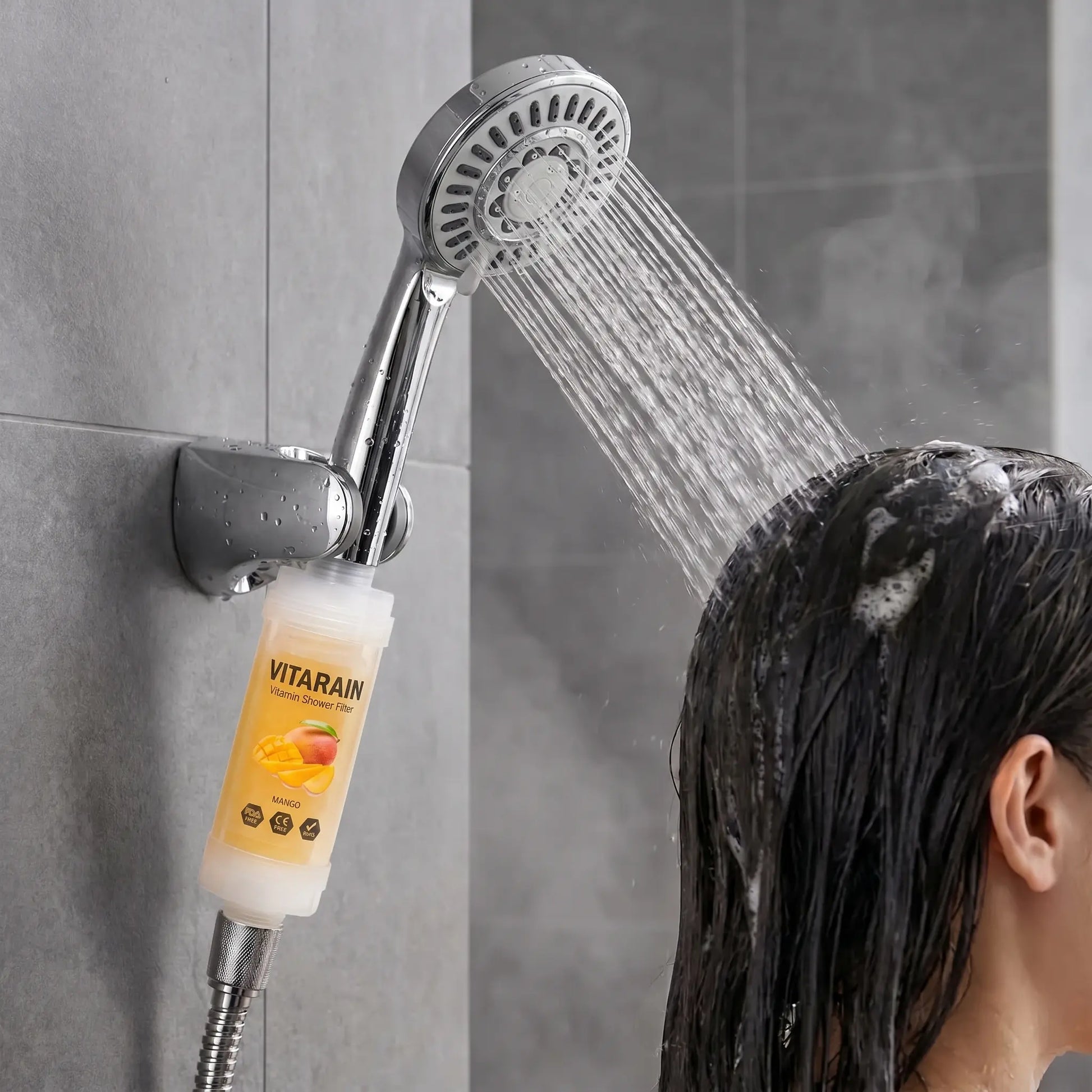 Mango Scent | VITARAIN Korean Vitamin Shower Filter | Mango Scent Mango Scent | VITARAIN Korean Vitamin Shower Filter | Mango Scent