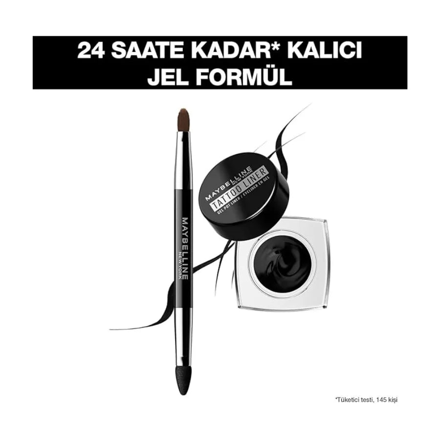 MAYBELLINE EYELINER GEL TATTOO LINER POT BLACK