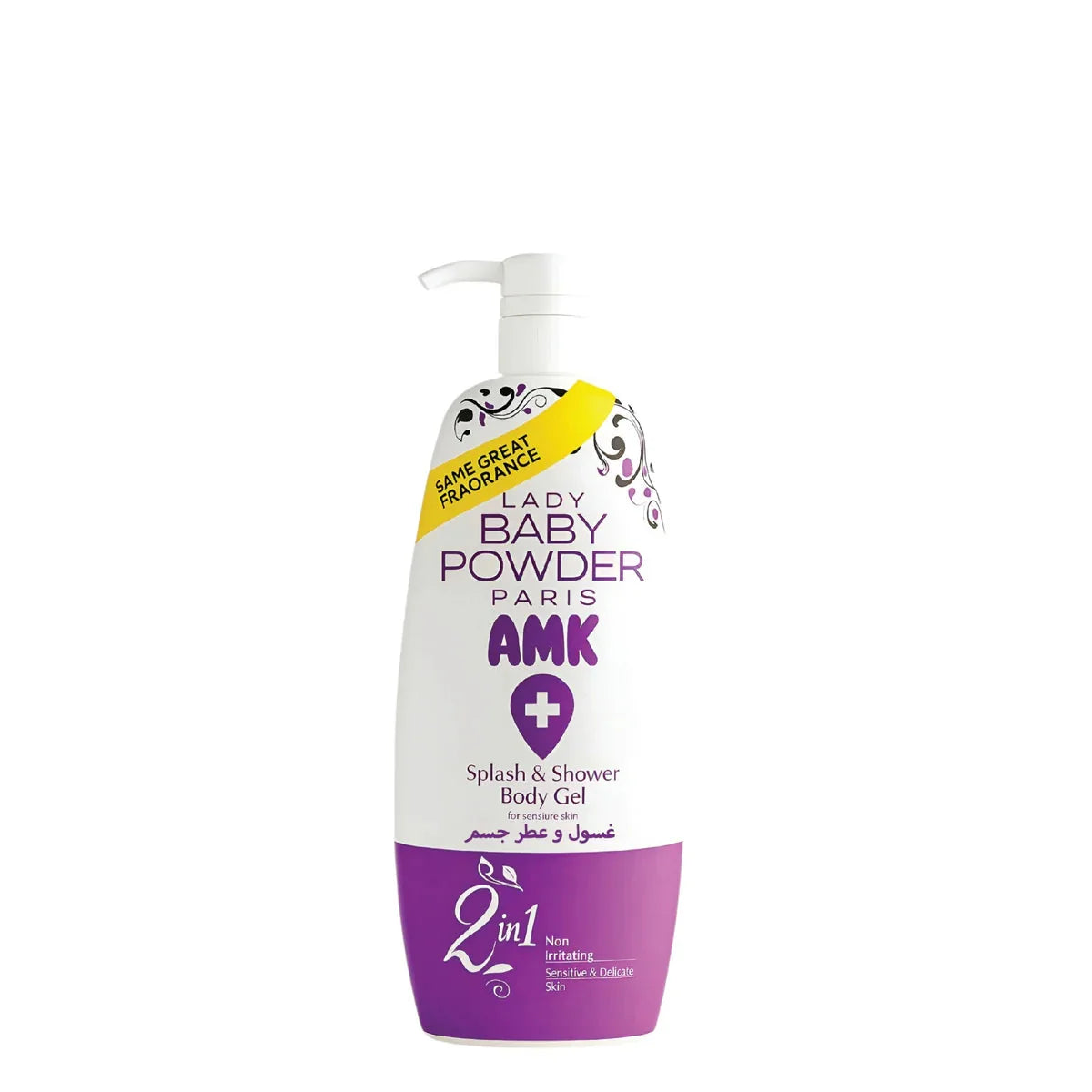 Lady Baby Powder AMK Splash Shower Gel Purple 800ml