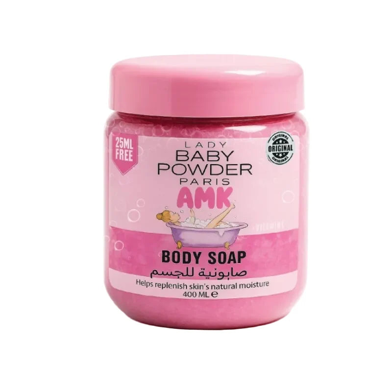 Lady Baby Powder AMK Body Soap 400ml