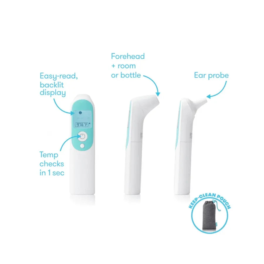 3-in-1 Ear, Forehead + Touchless Infrared Thermometer