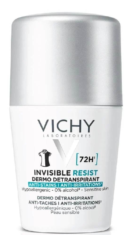 VICHY INVISIBLE RESIST 72H ANTI-STAIN ROLL-ON 50ML