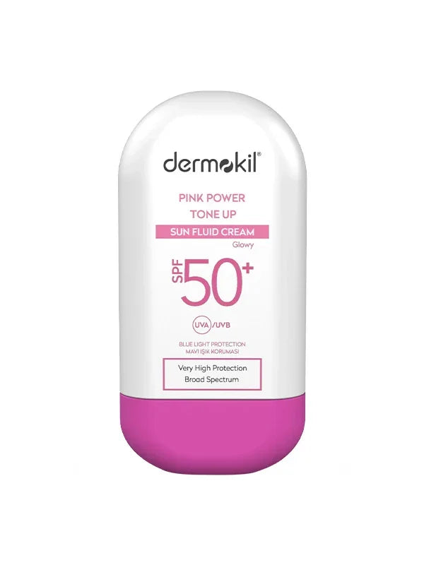 DERMOKIL PINK POWER TONE UP SUN FLUID CREAM 50+SPF 60G