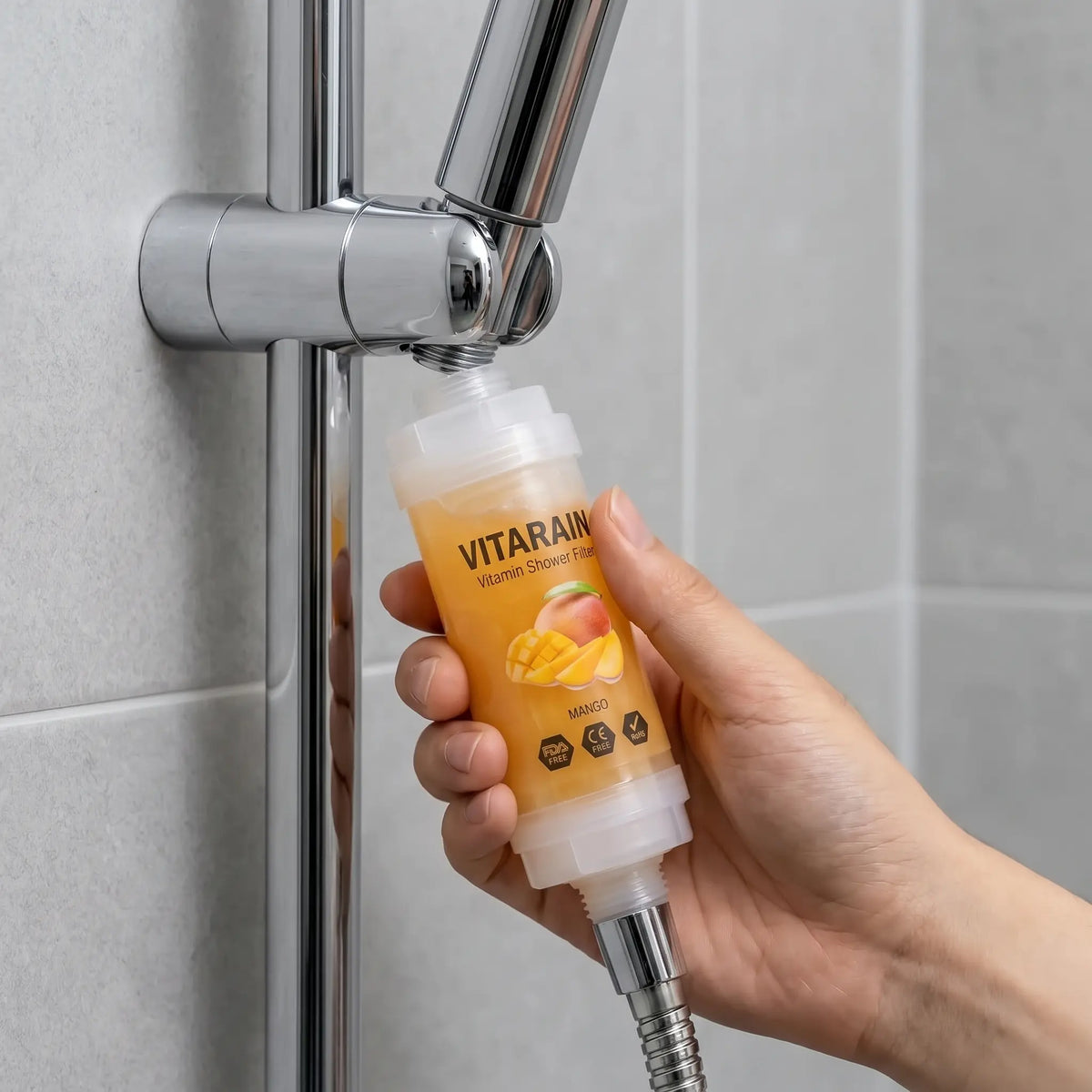 Mango Scent | VITARAIN Korean Vitamin Shower Filter | Mango Scent Mango Scent | VITARAIN Korean Vitamin Shower Filter | Mango Scent