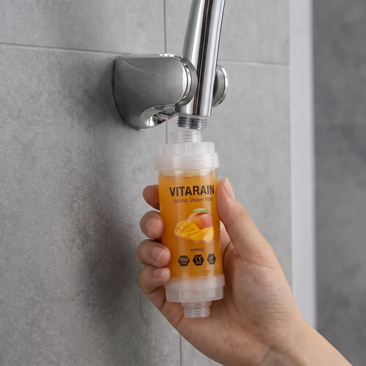 Mango Scent | VITARAIN Korean Vitamin Shower Filter | Mango Scent Mango Scent | VITARAIN Korean Vitamin Shower Filter | Mango Scent