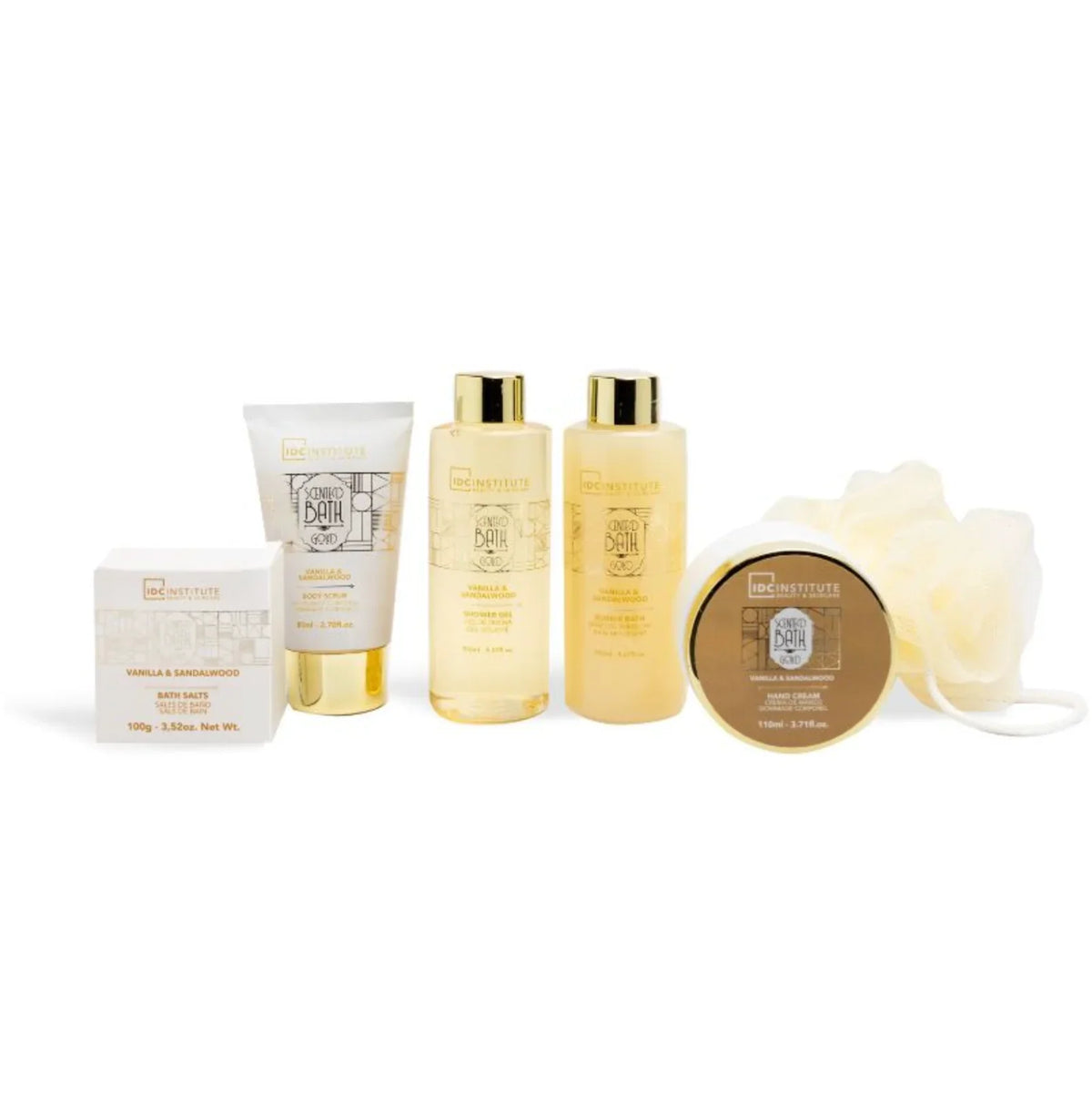 IDC INSTITUTE Scented Bath Gold Perfect Gift Set for Women