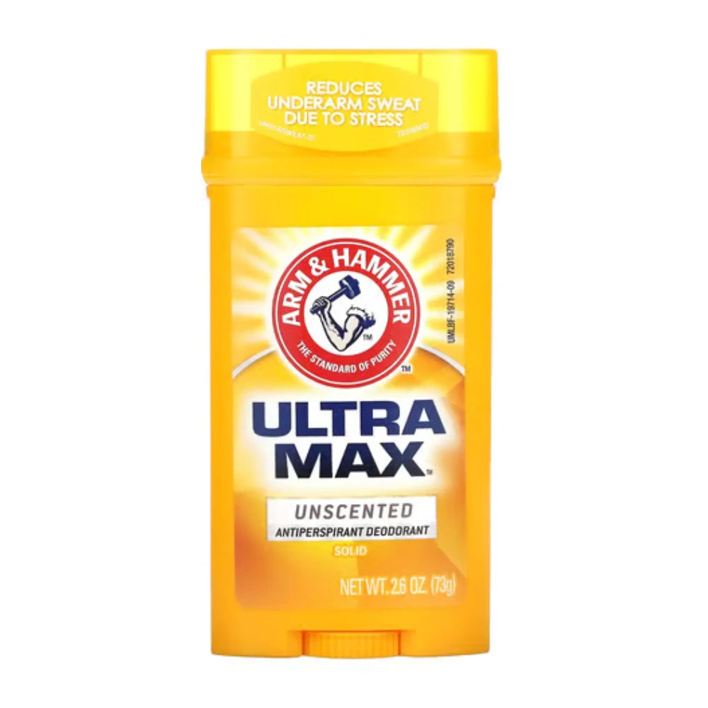 Arm And Hammer Deodorant Stick Fresh Unscented Solid Oval 73gm