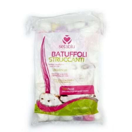 BATUFFOLI STRUCCANTI 100PZ PURO COTONE