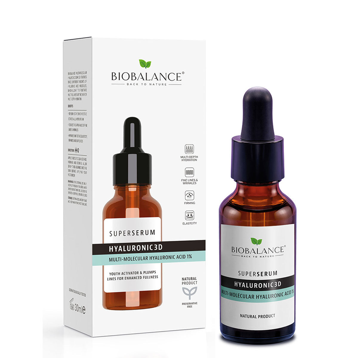 بيو بالانس سوبر سيروم حمض الهيالورونيك متعدد الجزيئات ثلاثي الأبعاد 1% | Skin Care / Serums بيو بالانس سوبر سيروم حمض الهيالورونيك متعدد الجزيئات ثلاثي الأبعاد 1% | Skin Care / Serums