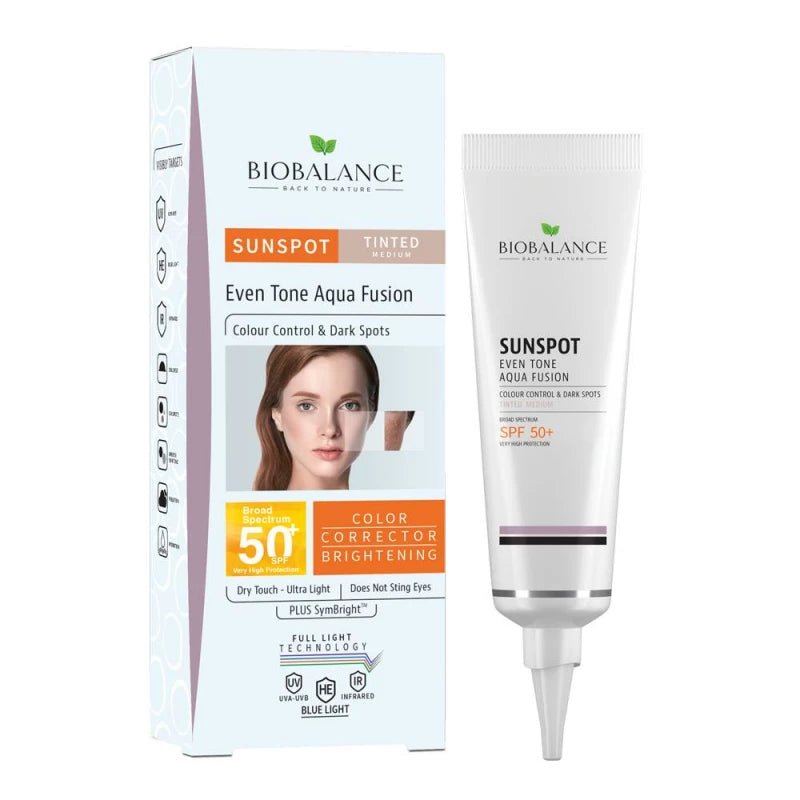 BIOBALANCE SUNSPOT EVEN TONE AQUA FUSION COLOUR CONTROL & DARK SPOTS