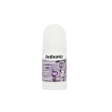 Babaria Deodorant Cotton Antiperspirant Roll-On