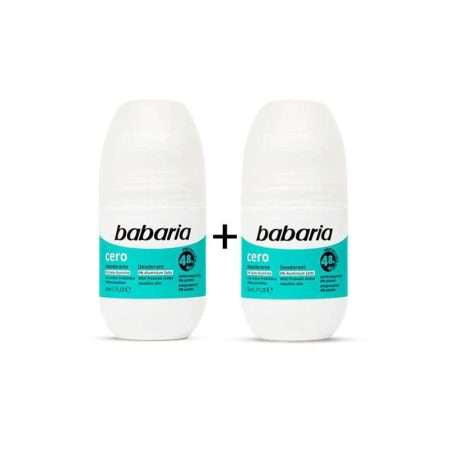 Babaria Zero Roll On Deodorant 1+1 free