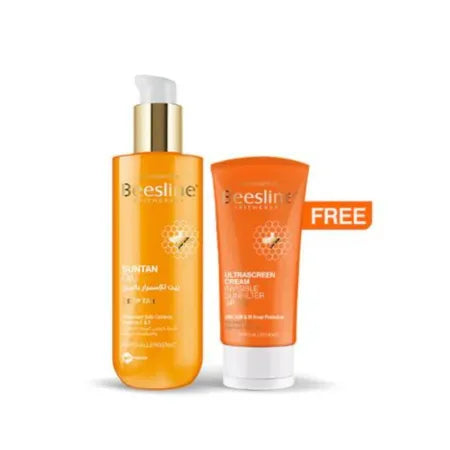 Beesline Suntan Oil+Ultrascreen Cream Invisible SPF50 Offer