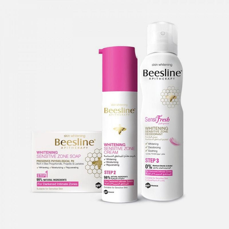 Beesline Whitening Intimate Zone Routine 3 Steps Special Offer