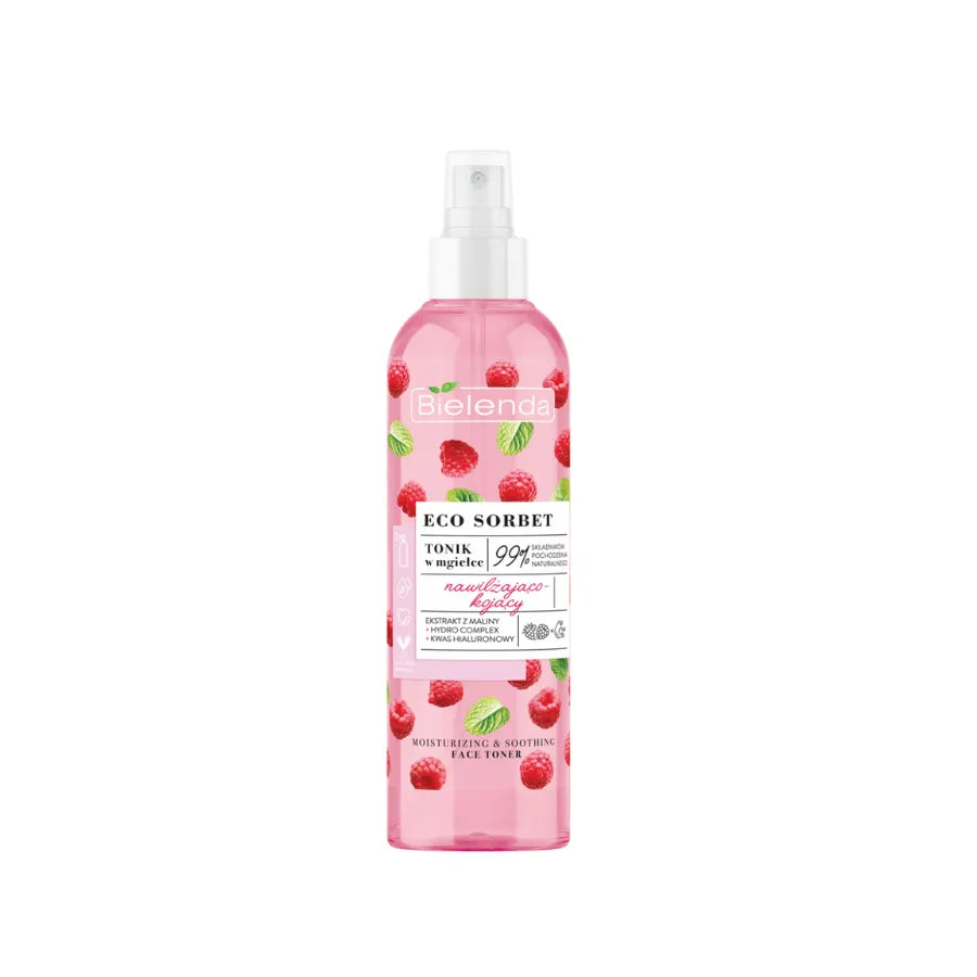 Bielenda ECO SORBET Raspberry Mist Tonic Water 200 ml Bielenda ECO SORBET Raspberry Mist Tonic Water 200 ml