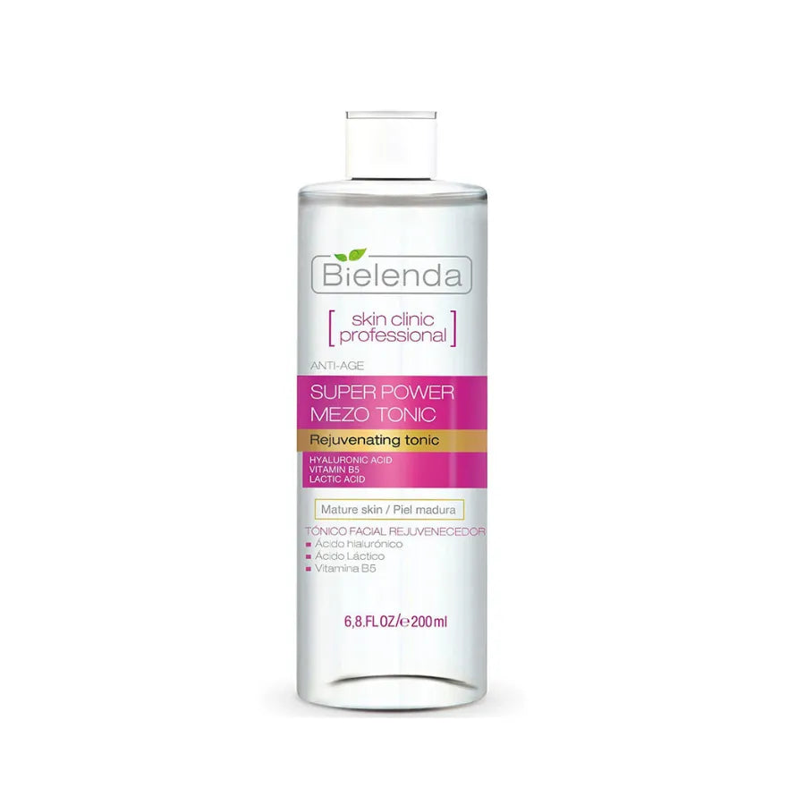 Bielenda SKIN CLINIC PROFESSIONAL Face Toner with Lactic & Hyaluronic Acid 200 ml