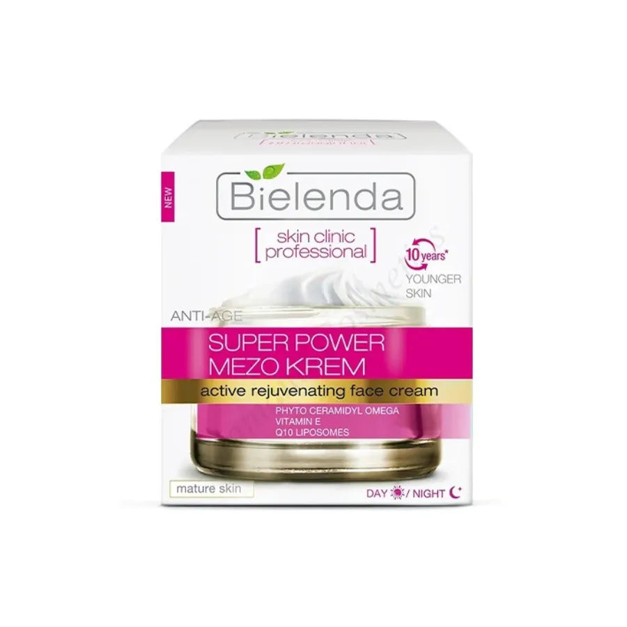 Bielenda SKIN CLINIC PROFESSIONAL Super Power Mezo Anti-Age Rejuvenating Face Cream 50 ml