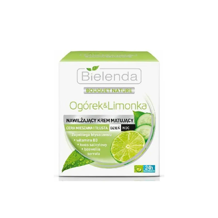 Bielenda Cucumber & Lime Mattifying Day/Night Face Cream 50 ml