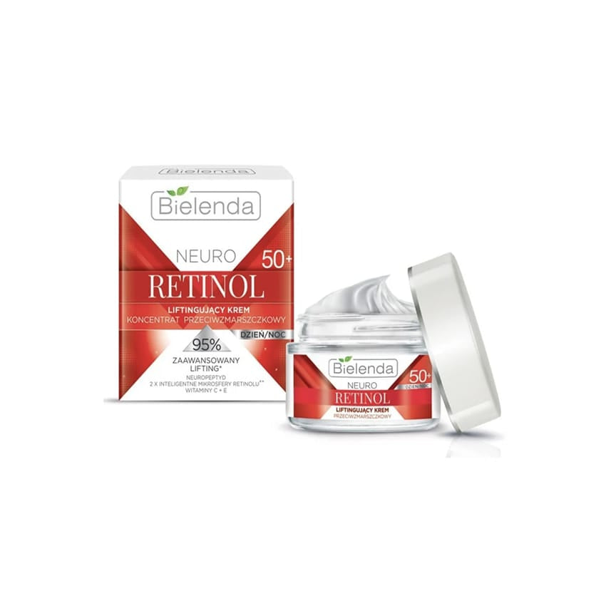 Bielenda Neuro Retinol Lifting Anti-Wrinkle Face Cream Concentrate 50+ Day/Night 50 ml