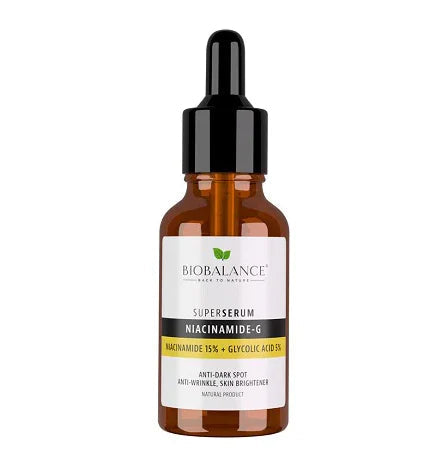 بيو بالانس سوبر سيروم نياسيناميد 15% + حمض الجليكوليك 5% | Skin Care / Serums بيو بالانس سوبر سيروم نياسيناميد 15% + حمض الجليكوليك 5% | Skin Care / Serums