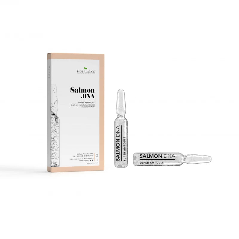 بيو بالانس سوبر أمبول سالمون D.N.A-GEL 3% الغني طبيعيًا بحمض الهيالورونيك | Skin Care بيو بالانس سوبر أمبول سالمون D.N.A-GEL 3% الغني طبيعيًا بحمض الهيالورونيك | Skin Care
