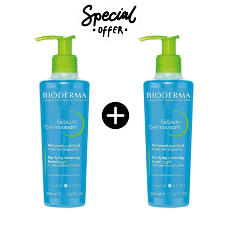 Bioderma Sebium Purifying Cleansing Foaming Gel Offer