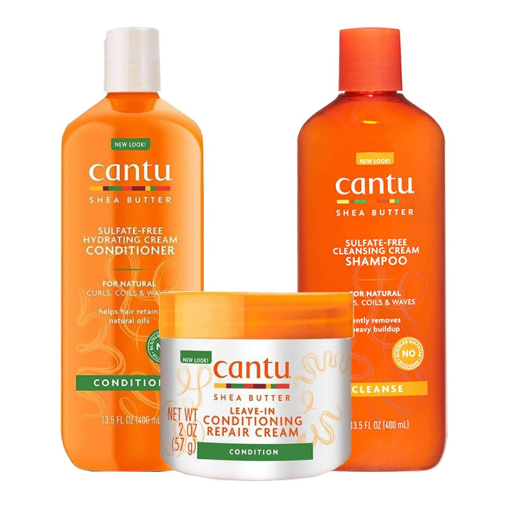 Cantu Curly Hair Basic Package | Hair Care / Shampoo & Conditioner Cantu Curly Hair Basic Package | Hair Care / Shampoo & Conditioner
