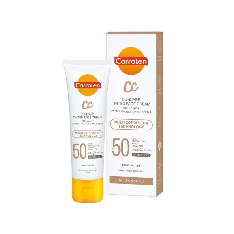 Carroten CC Suncare Tinted Face Cream 50ml SPF50