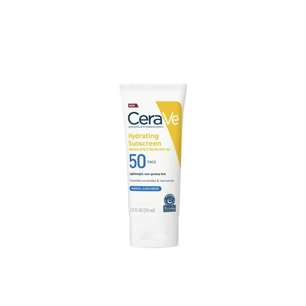 Cerave Hydrating Mineral Sunscreen SPF 50 Face Lotion 75ml