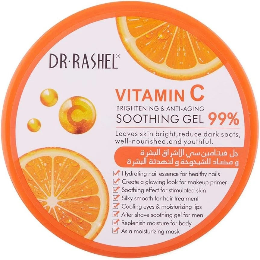 DR.RASHEL Vitamin C Soothing Gel 99% for Brightening & Anti-Aging Skincare