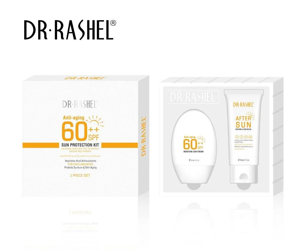 Dr. Rashel Anti-Aging Sun Protection Kit SPF 60 Face & Body 2 Piece Set