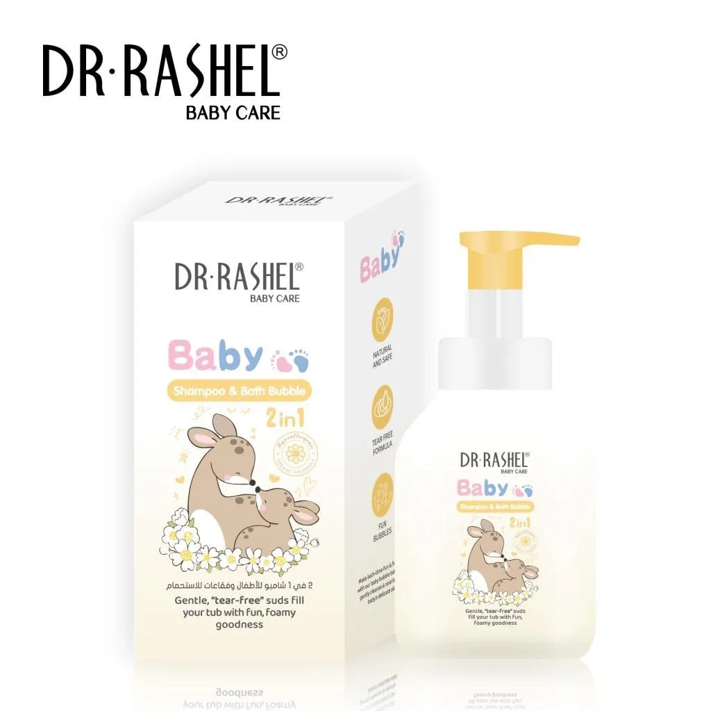 Dr. Rashel Baby Shampoo & Bath Bubble 2 in 1