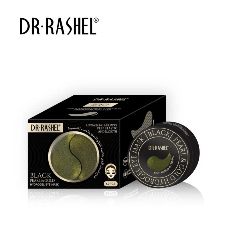 Dr. Rashel Black Revitalizing Pearl & Gold Hydrogel Eye Mask 60 Pieces