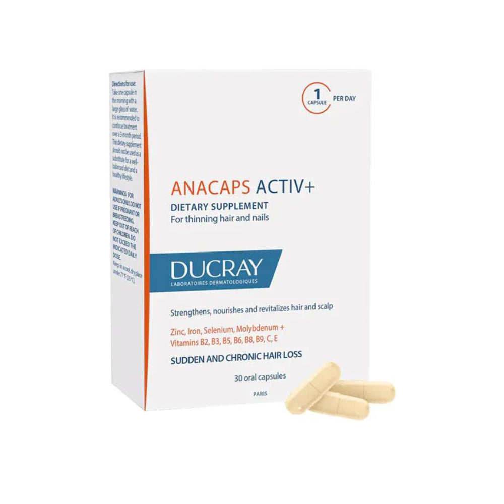 Ducray Anacaps Active+ For Hair Loss