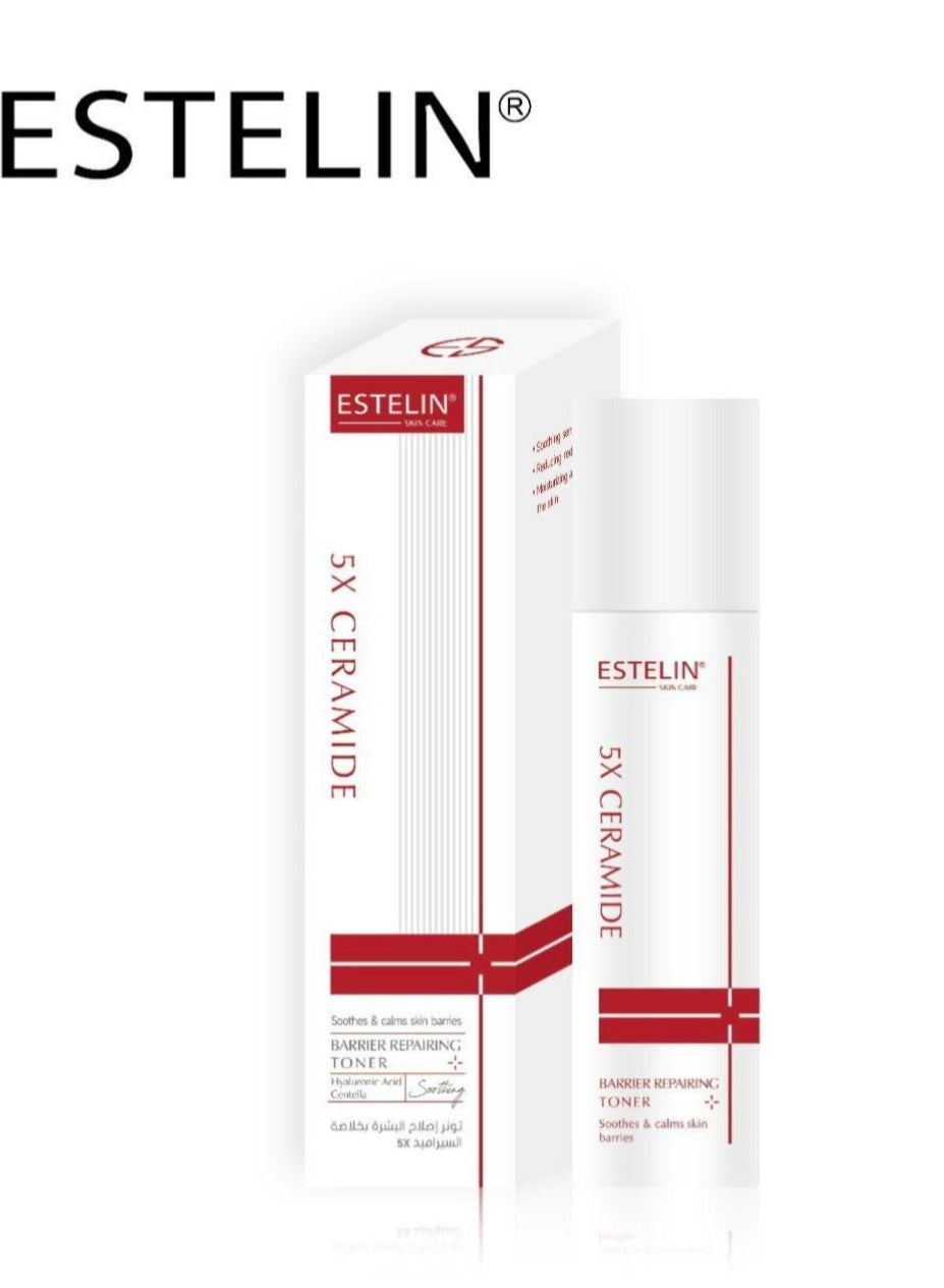ESTELIN 5X Ceramide Barrier Repairing Centella Toner
