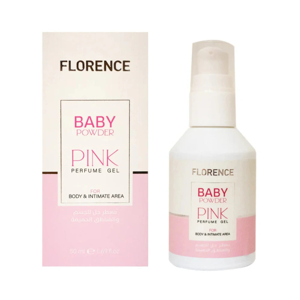 Florence Baby Powder Pink Perfume Gel For Body and Intimate Area 50ml