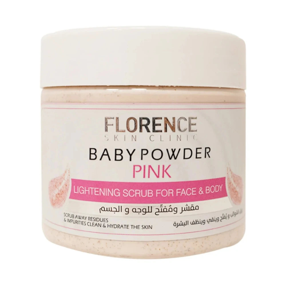 Florence Baby Powder Pink Scrub For Face and Body 300ml