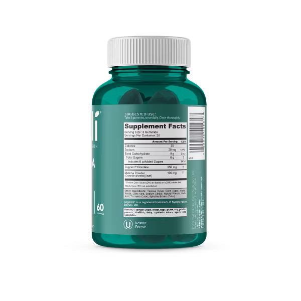 GOLI Matcha Mind Cognitive Vegan Gummies – 60 ct