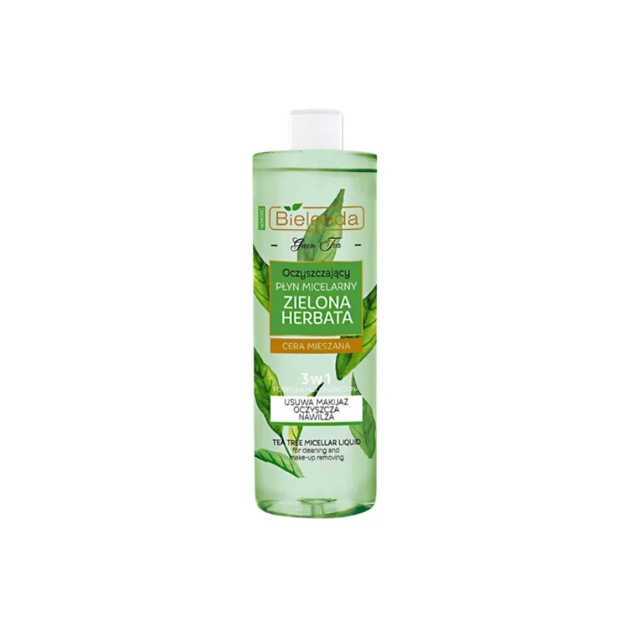 Bielenda Green Tea Cleansing Micellar Liquid 3-in-1 500 ml