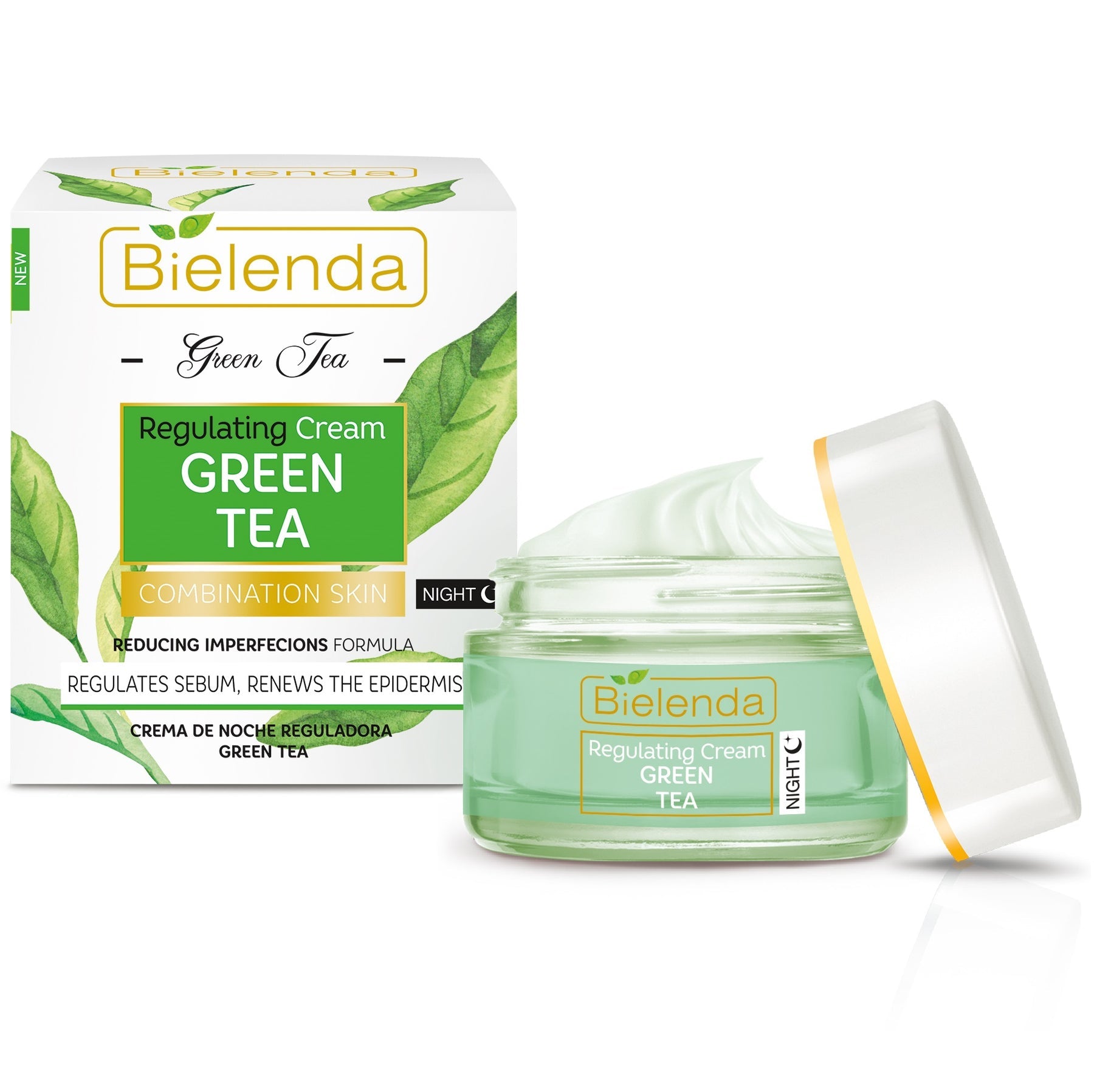 Bielenda Green Tea Regulating Face Cream Night 50 ml