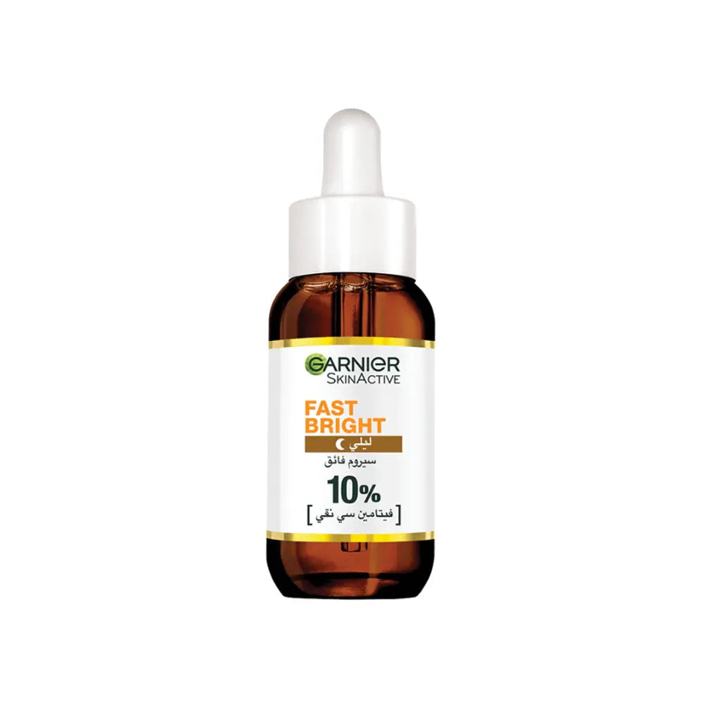 Garnier Skin Active Fast Bright Overnight Booster Serum with 10% Pure Vitamin C 30ml
