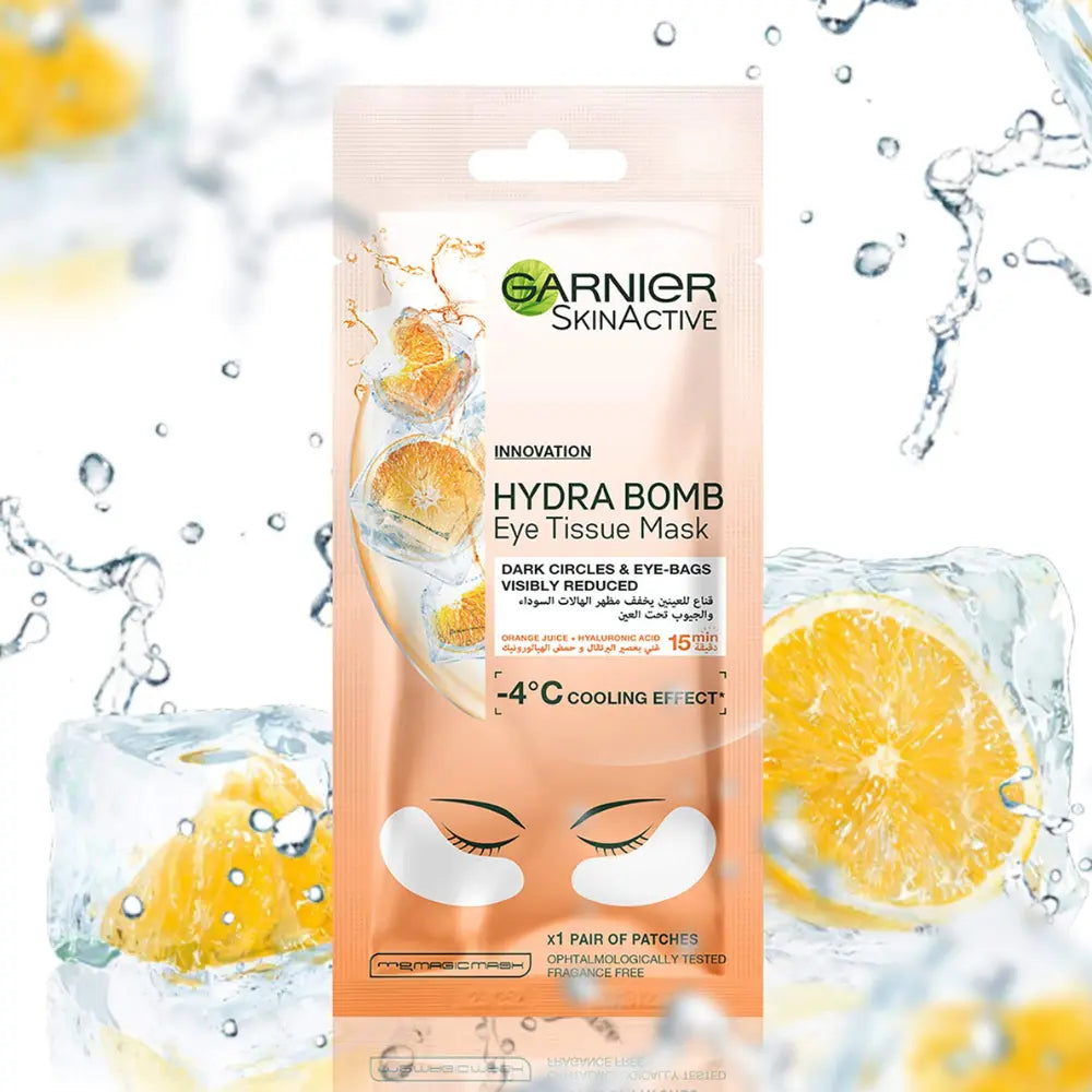 Garnier Skin active Orange Juice Hydrating Eye Face Mask