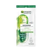 Garnier Skin active Tissue Mask Ampoule, 2% Niacinamide X Kale