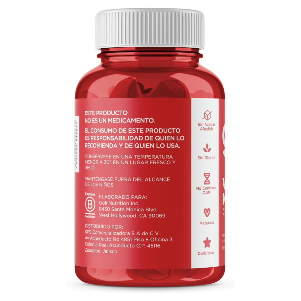 Goli Apple Cider Vinegar Gummy Vitamins 60 Count