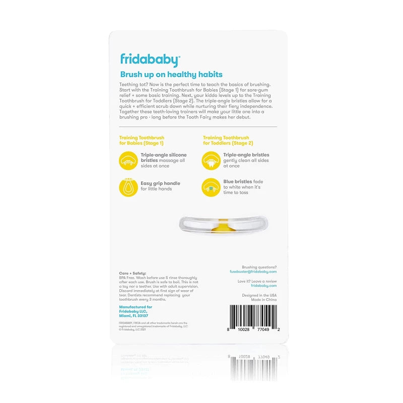 طقم فرشاة تدريب الأسنان ينمو مع طفلك