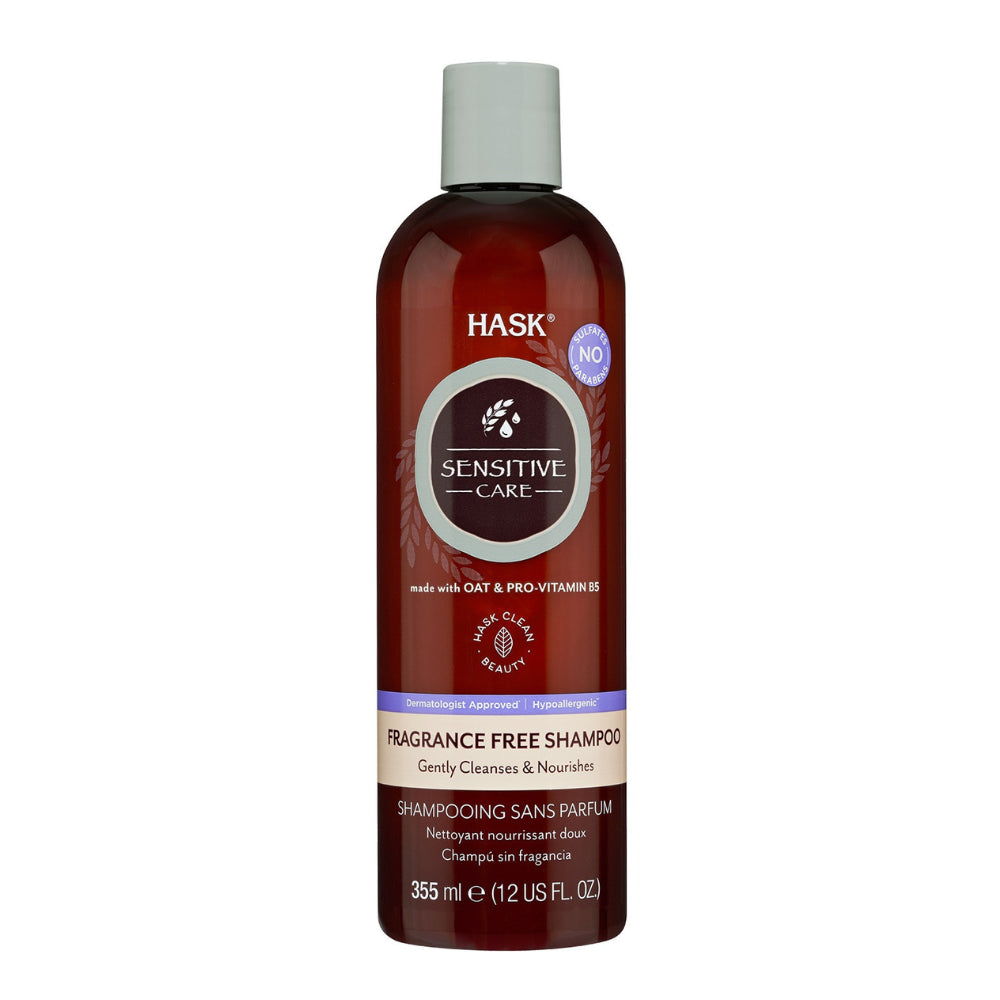 Hask Sensitive Care Fragrance Free Shampoo 355ml