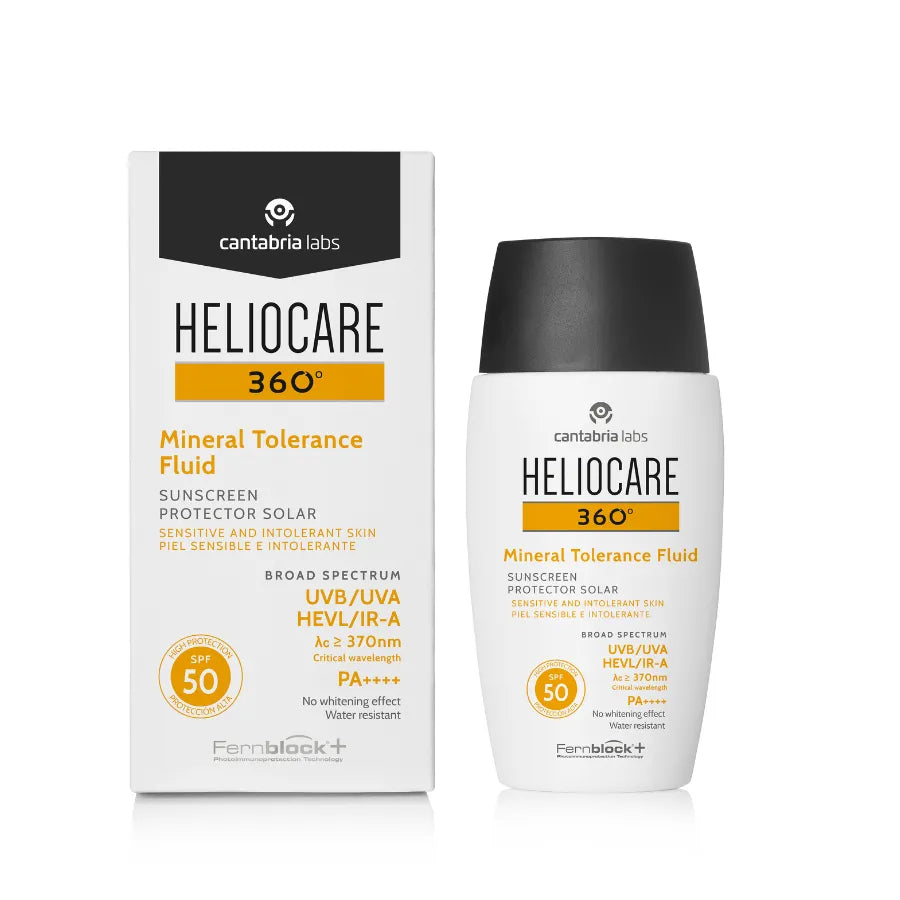 Heliocare 360 Mineral Tolerance Fluid SPF 50 Sunblock – 50ml