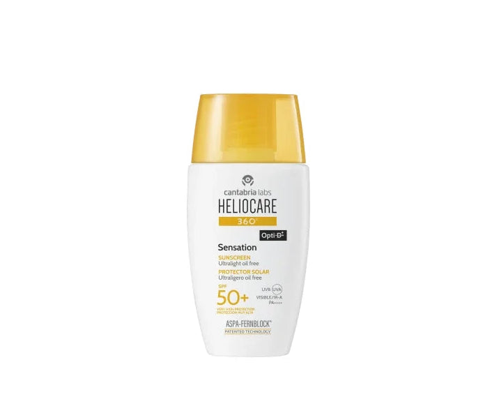 هيليوكير 360 سينسيشن أوبتي D+ واقي شمس SPF 50+ حجم 50 مل