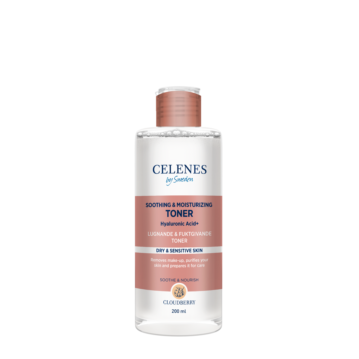 Celenes Cloudberry Soothing & Moisturizing Toner 200ml for Dry & Sensitive Skin
