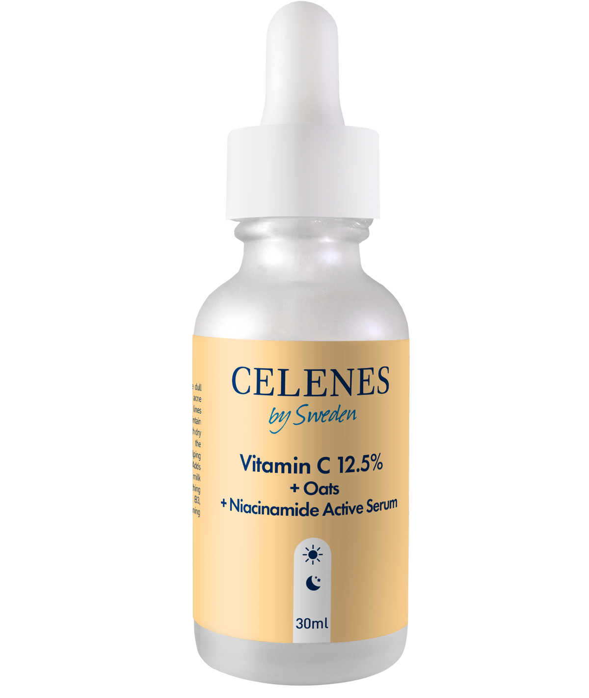 Celenes Rena Vitamin C 12.5% + Oats + Niacinamide - 30ml Brightening Face Serum